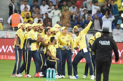 Peshawar Zalmi, led by Darren Sammy, proved to be very popular in the PSL. Courtesy Dubai Sports City