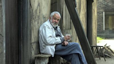 Director Mike Leigh on set of his latest film ‘Peterloo’, a political commentary and his fourth period drama. Courtesy Amazon Studios