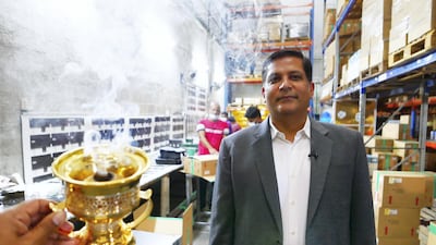 The company was founded in 1974 by Yemeni perfumer Hussein Adam Ali. His son, Nader Adam Ali, pictured here, now runs the business.