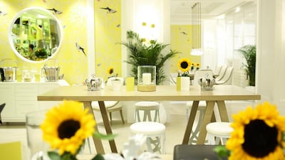 The interior of Rhodes W1 Restaurant inside the Grovesnor house. Lee Hoagland / The National