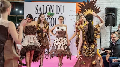 The three-day event opened with a quirky chocolate fashion show, with dresses inspired by famous female personalities
