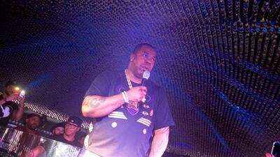 Busta Rhymes at the VIP Room Dubai. Courtesy VIP Room Dubai