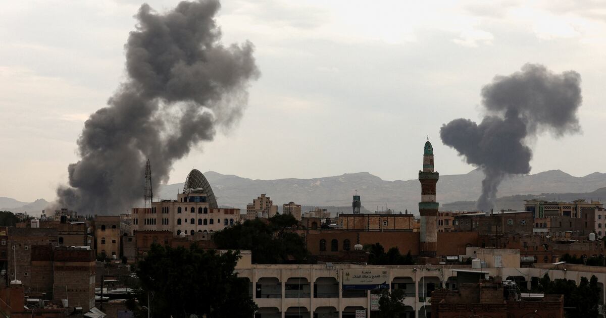 Israel strikes Houthi military sites in Sanaa