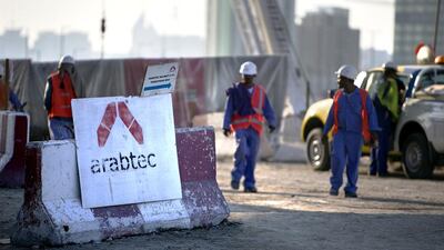 Speculation that Arabtec’s former chief executive Hasan Ismaik was close to selling his 27.9 per cent stake in the company drove the stock higher. Silvia Razgova / The National