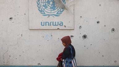 Many UNRWA staff in Gaza will lose their job or face a reduction in pay. AFP