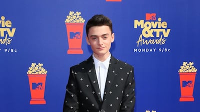 Noah Schnapp arriving at the 2019 MTV Movie & TV Awards. AFP