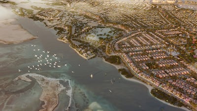 Saadiyat Lagoons will be situated within the 6.2 million sq m land plot acquired by Aldar earlier in 2022. Courtesy Aldar