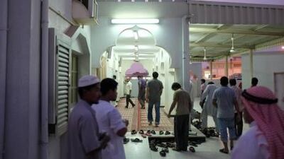 The Sheikha Jaziah Al Sabah mosque attracts an eclectic mix of worshippers.