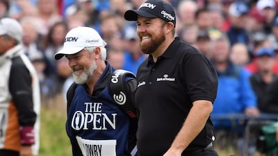 Shane Lowry will have plenty of home support when he tees off his third round at the 2019 British Open. EPA