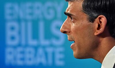 Chancellor of the Exchequer Rishi Sunak has announced an Energy Bill Rebate to help ease the increase in the cost of living. Getty