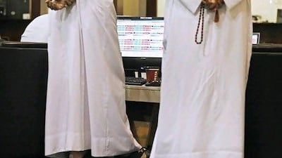 The brokers completed all three levels of the Chartered Institute for Securities and Investment exam. Jeff Topping / The National