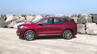 The second generation Terrain has had some of the previous model’s external boxiness smoothed out. Reem Mohammed / The National