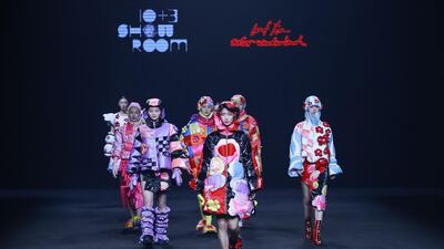 The Leaf Xia Colorwonderland collection by Xia Yiq. AFP