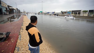 A residential street in Umm Suqeim. The National