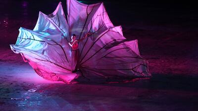 A dancer performs during the opening ceremony of the 31st Southeast Asian Games. AP