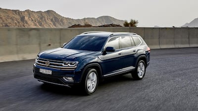 The 2018 Volkswagen Teramont in Oman. Volkswagen