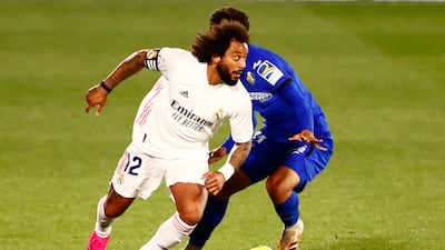 Real Madrid's Marcelo in action. Reuters