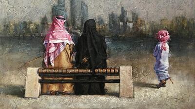 Oil Paintings of Emirati life by Jack LeeCourtesy Jack Lee