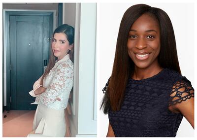 Soniyaa Kiran Punjabi, left, recommends Cognitive Behaviour Therapy as a coping technique. Lighthouse Arabia's Dr Shamaral Odusanya says psychoeducation demystifies panic attacks to make them less scary. Courtesy Soniyaa Kiran Punjabi and Shamaral Odusanya