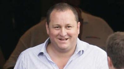 The Newcastle United owner Mike Ashley.