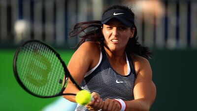 Laura Robson in action during the Miami Open in March. Clive Brunskill / Getty Images / AFP