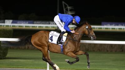 Local Time, with James Doyle aboard, which won the UAE Classic, will run the Coronation Stakes at Royal Ascot today. Pawan Singh / The National