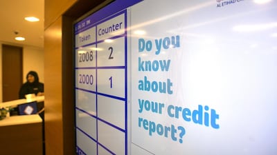 Al Etihad Credit Bureau's database of the credit history of all retail borrowers helps banks to build a picture of a potential borrower’s indebtedness, and allow them to assess their ability to honour the debt. Silvia Razgova / The National