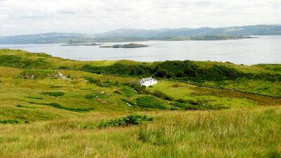 The remote Barnhill cottage on Jura is where George Orwell penned 1984. Courtesy David Lansing