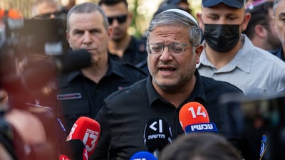 Israeli National Security Minister Itamar Ben-Gvir's latest order means almost all Jewish residents of Jerusalem can carry a gun. Getty