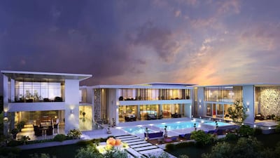 Luxury villas at Akoya. Courtesy Damac