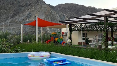 There's plenty for kids here with a swimming pool and play area