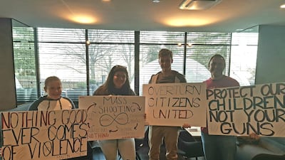 A family from Fort Lauderdale, Florida, at the Watergate hotel in Washington DC. Rosemary Behan