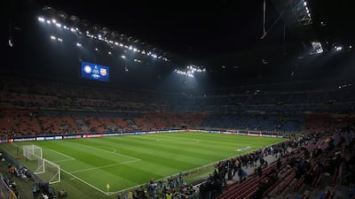 Inside the stadium prior to the match. Getty Images