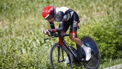 Louis Meintjes will lead the UAE Team Emirates in the General Classification at the Tour de France. Courtesy UAE Team Emirates