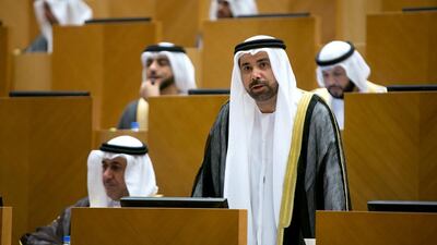 Ali Al Nuaimi, FNC member for Ajman, told the council that guidance, rather than a jail term, would help some offenders who were coerced in carrying out or planned acts of terrorism return to society. Silvia Razgova / The National