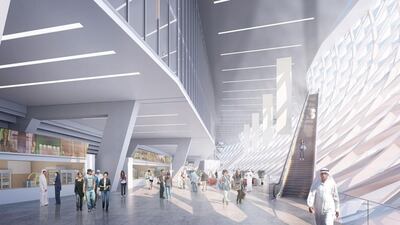 An illustration of the new Mohammed bin Rashid Stadium. Wam
