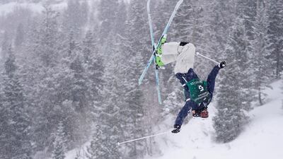 Australia's Brodie Summers competes during qualifying in the World Cup men's dual moguls skiing competition in Deer Valley, Utah. AP Photo