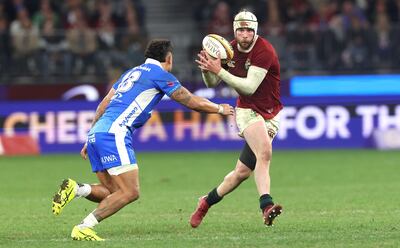 Mack Hansen earned praise from British & Irish Lions coach Andy Farrell for his performance against Western Force. Getty Images
