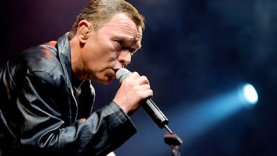 Ali Campbell, considered a global ambassador for reggae music, will perform at Abu Dhabi's Etihad Arena on Saturday. AP