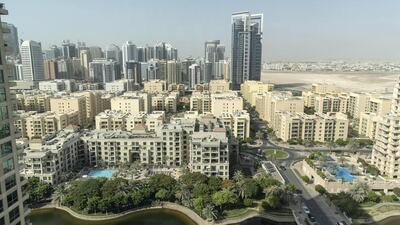 A view of The Greens in Dubai. Antonie Robertson / The National