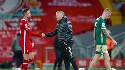 Game 6, October 24: Liverpool 2 (Firmino 41', Jota 64') Sheffield United 1 (Berge pen 13'). Getty