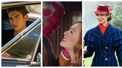 'After We Collided', 'WandaVision' and 'Mary Poppins Returns' are all coming to streaming services this January. Instagram, courtesy Marvel, courtesy Walt Disney