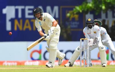 New Zealand batsman Ross Taylor was batting on 86 at stumps on Day 1 of the first Test against Sri Lanka at Galle. Ishara S Kodikara / AFP