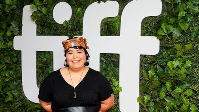 Violet Nelson attends the 'Night Raiders' premiere during the 2021 Toronto International Film Festival. Reuters