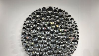 Olafur Eliasson's Deep cosmological constant collective at neugerriemschneider's booth. Alexandra Chaves / The National