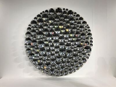 Olafur Eliasson's Deep cosmological constant collective at neugerriemschneider's booth. Alexandra Chaves / The National