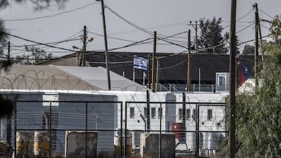 Israel's Sde Teiman Prison in the Negev desert. AFP