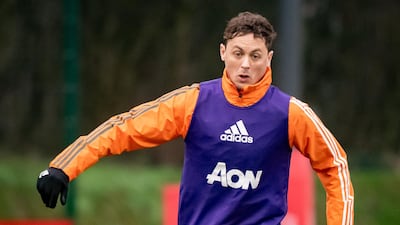 Nemanja Matic at the Aon Training Complex. Getty