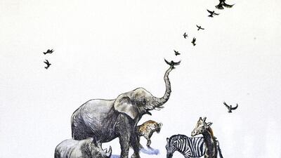 The British artist, who first moved to Dubai in 2005 to work in recruitment, has always had a skill for realistic rendering but back then he only thought of it as a hobby. Jaime Puebla / The National Newspaper