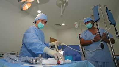 The three specialities that had the highest number of medical tourists in Dubai last year were dermatology, dentistry and gynaecology. Randi Sokoloff / The National